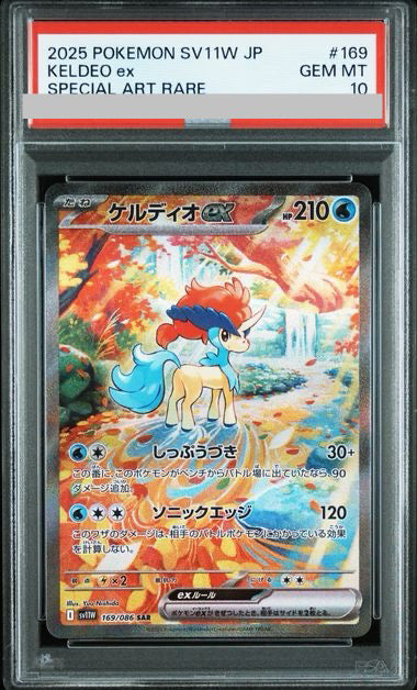 【PSA 10】Keldeo Ex SAR 169/086 | White Flare SV11W | Japanese