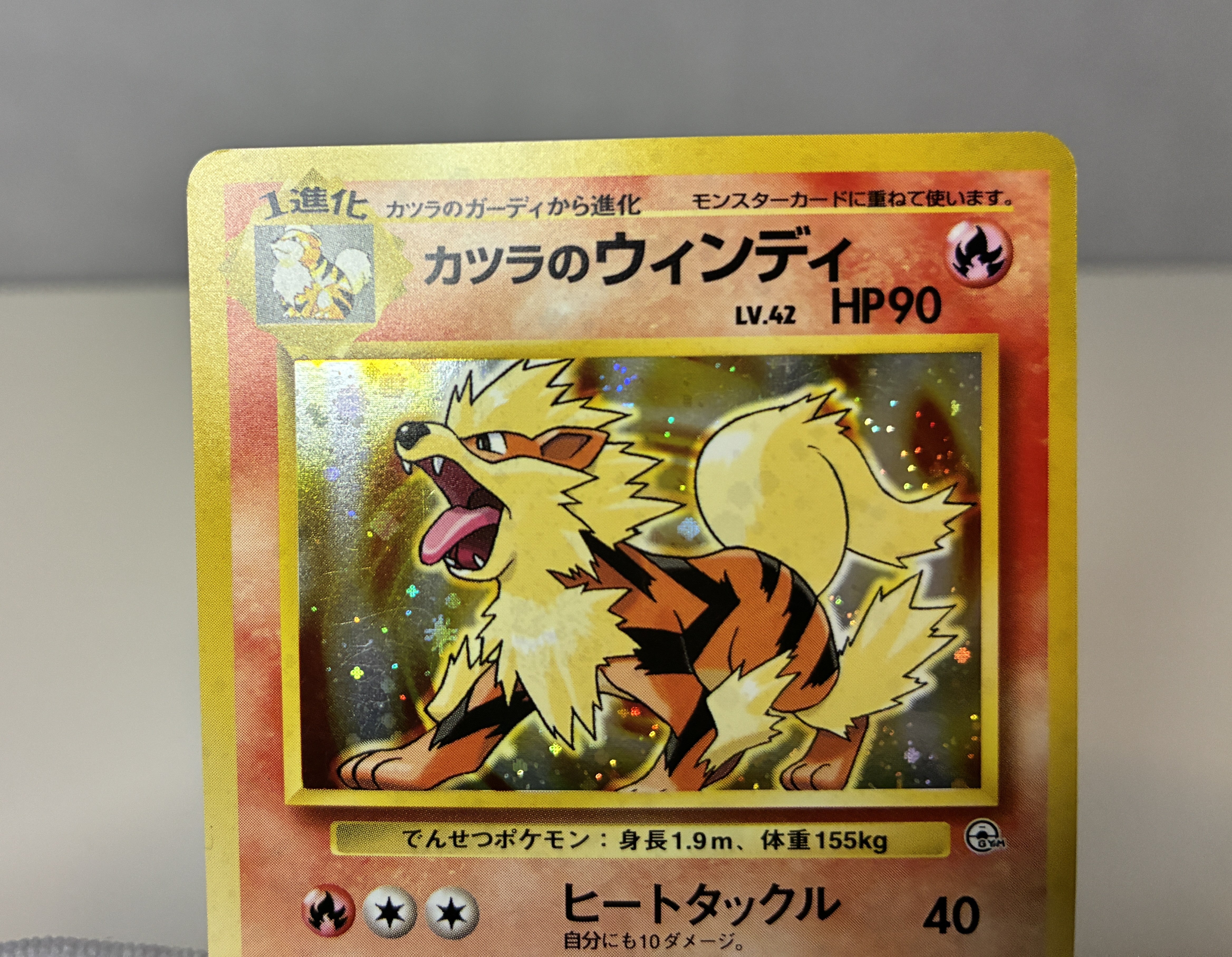 【MP】Blaine's Arcanine No.059 Holo | Gym Challenge | Japanese Vintage