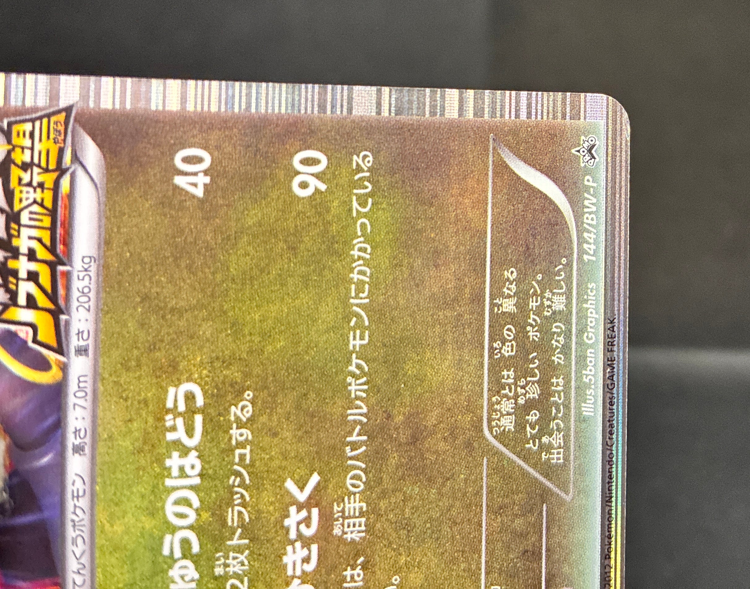 【LP】Rayquaza 144/BW-P | Nobunaga's Ambition Promo | Pokemon Card Japanese
