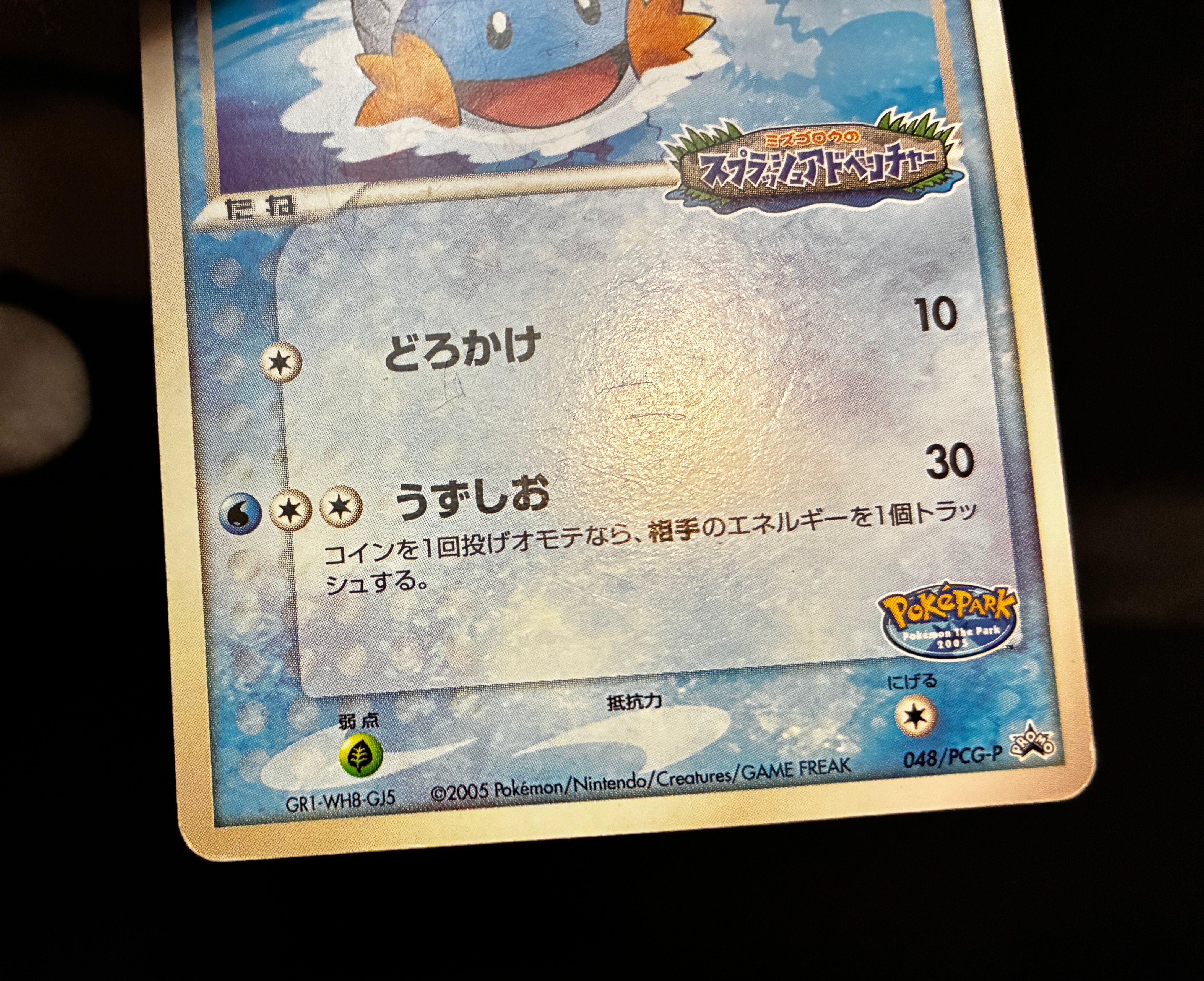 【MP】Pokepark's Mudkip 048/PCG-P | PokePark Promo 2005 | Pokemon Card Japanese