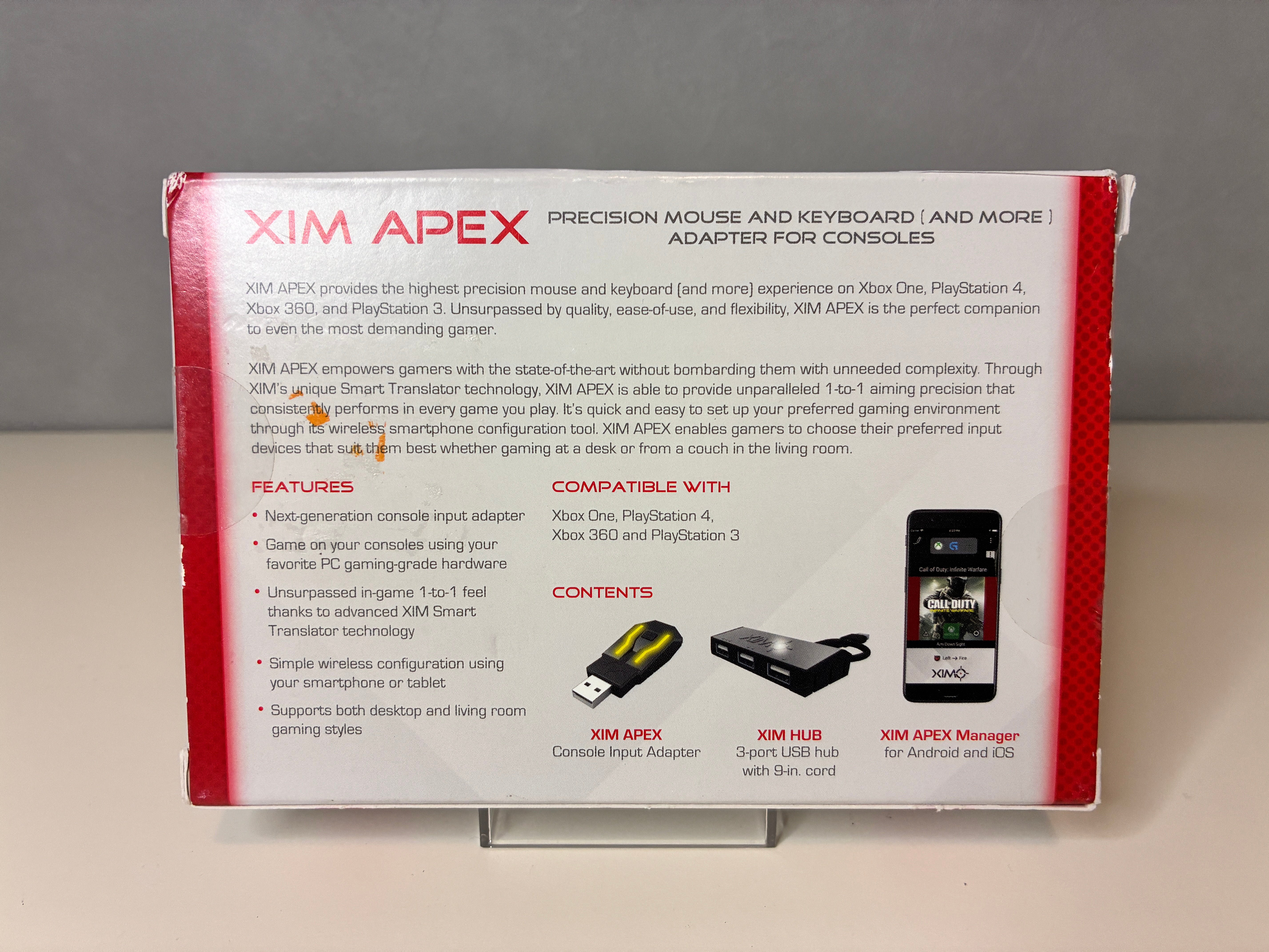 XIM APEX Precision Mouse & Keyboard Adapter for PS4/PS3/Xbox One/360