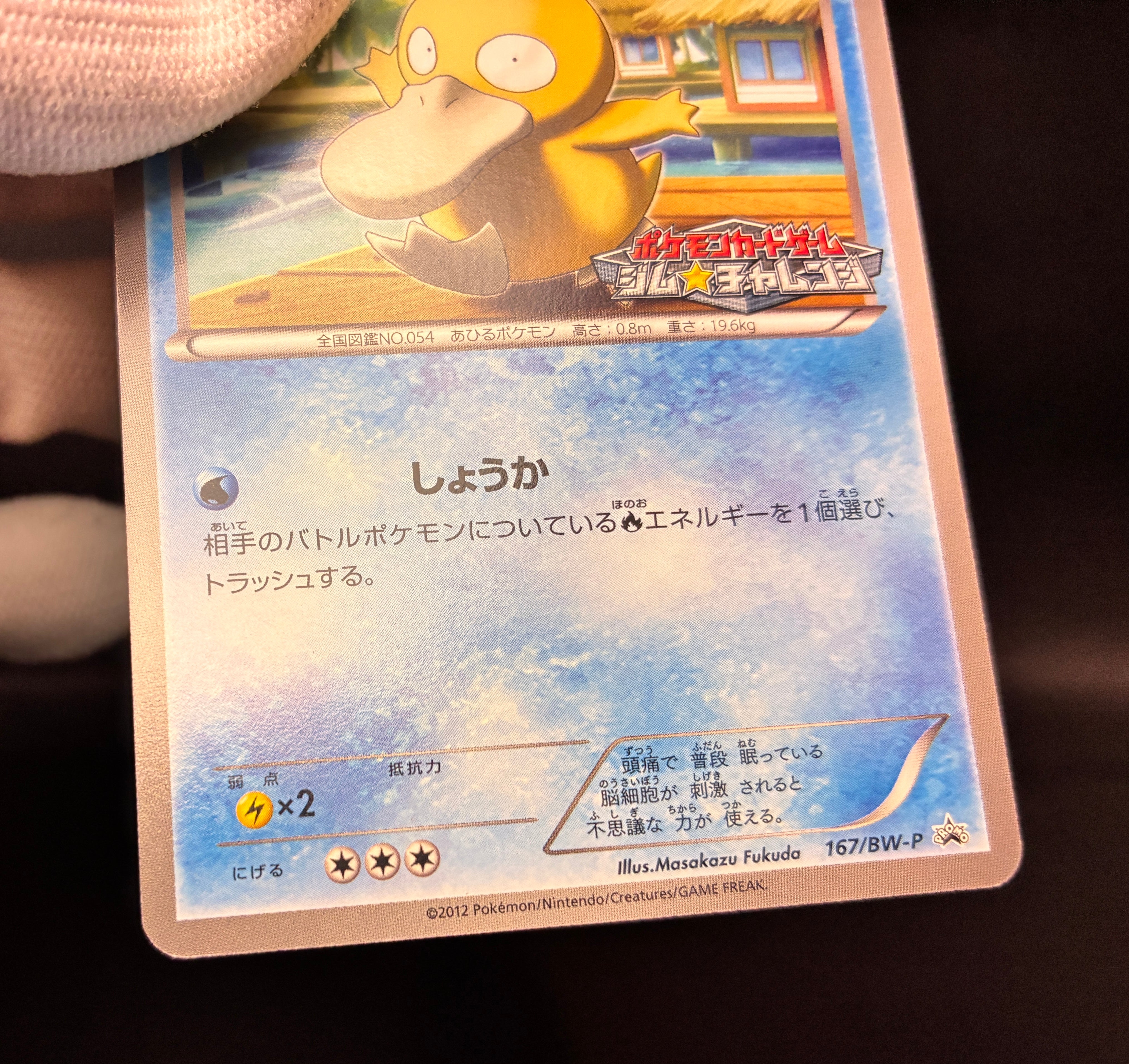【LP】Psyduck 167/BW-P Gym Challenge Promo | Pokemon Card Japanese