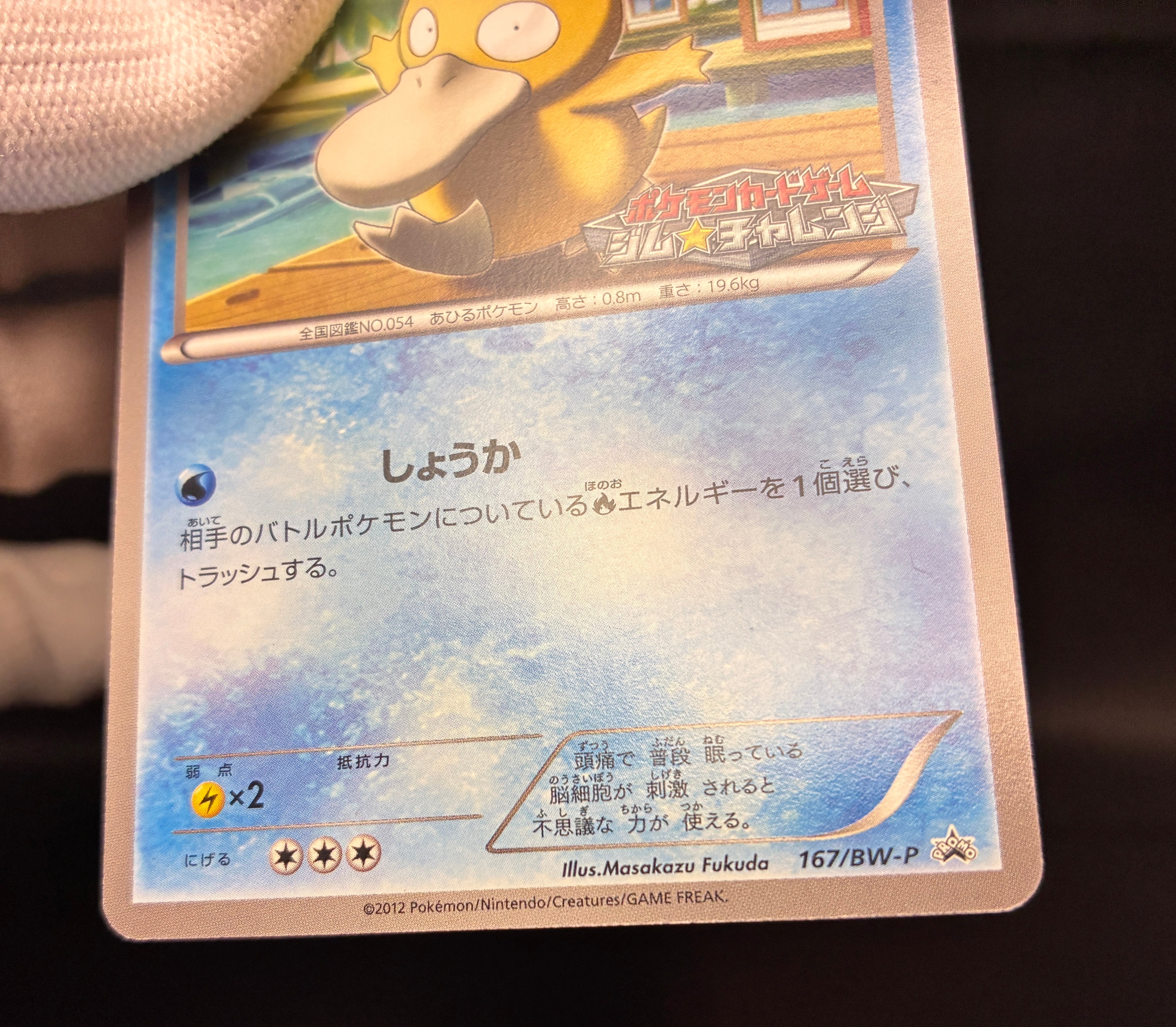 【LP】Psyduck 167/BW-P Gym Challenge Promo | Pokemon Card Japanese