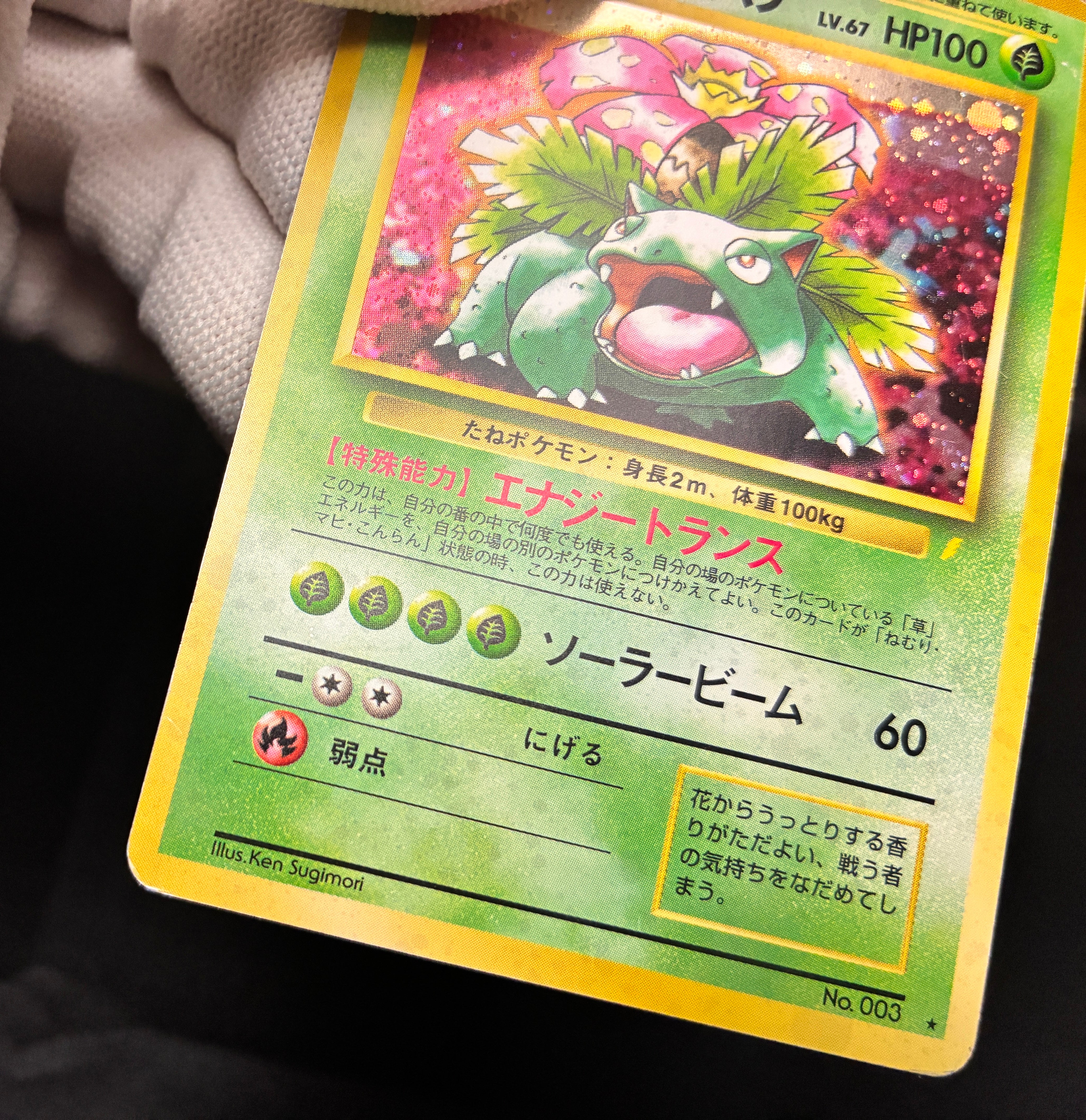 MP】Venusaur No. 003 | Trade Please CD Promo | Pokemon Card Japanese