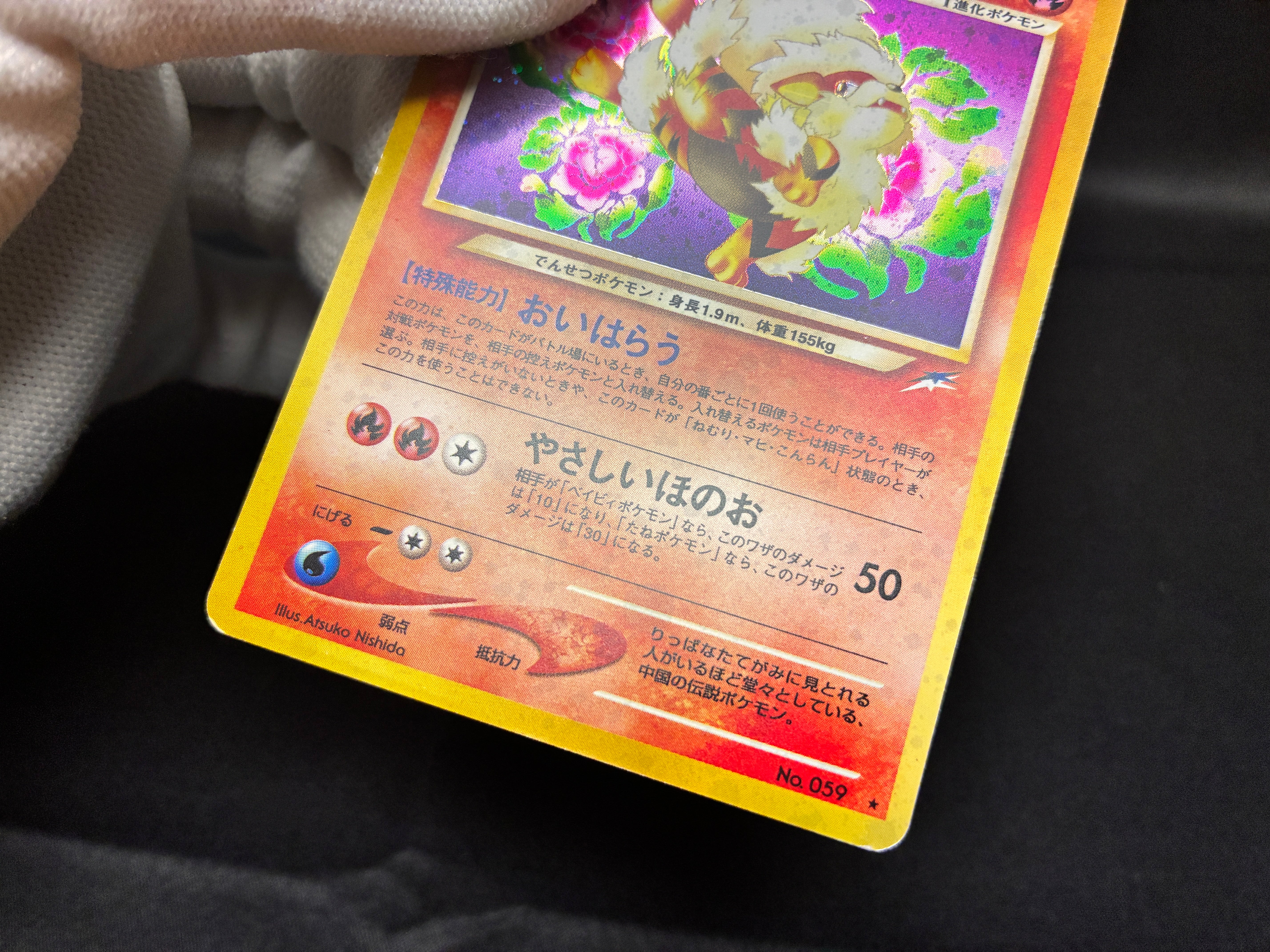 【LP】Light Arcanine No. 059 & Dragonite No. 149 | Neo Destiny Holo | Pokemon Card Japanese