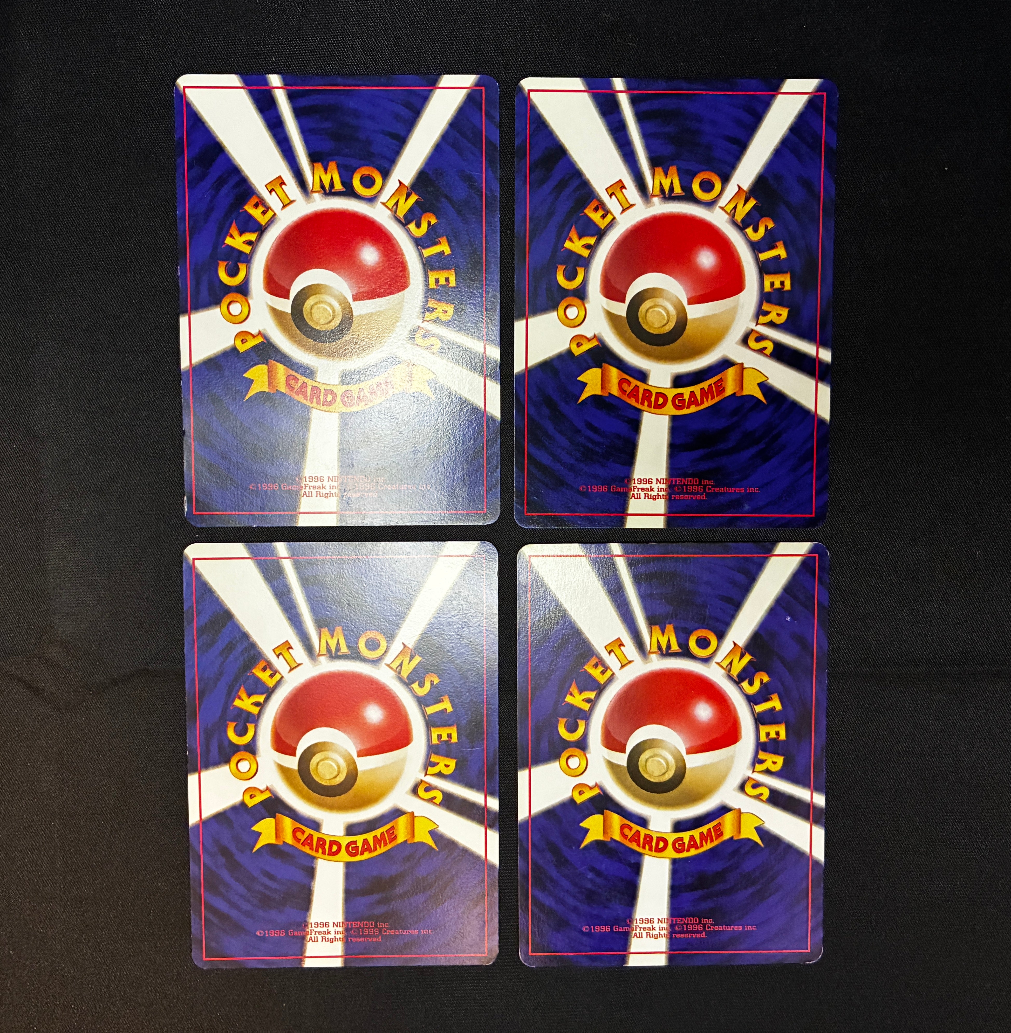 【LP】Pokemon Card Banned Art Set of 4 | Japanese Vintage
