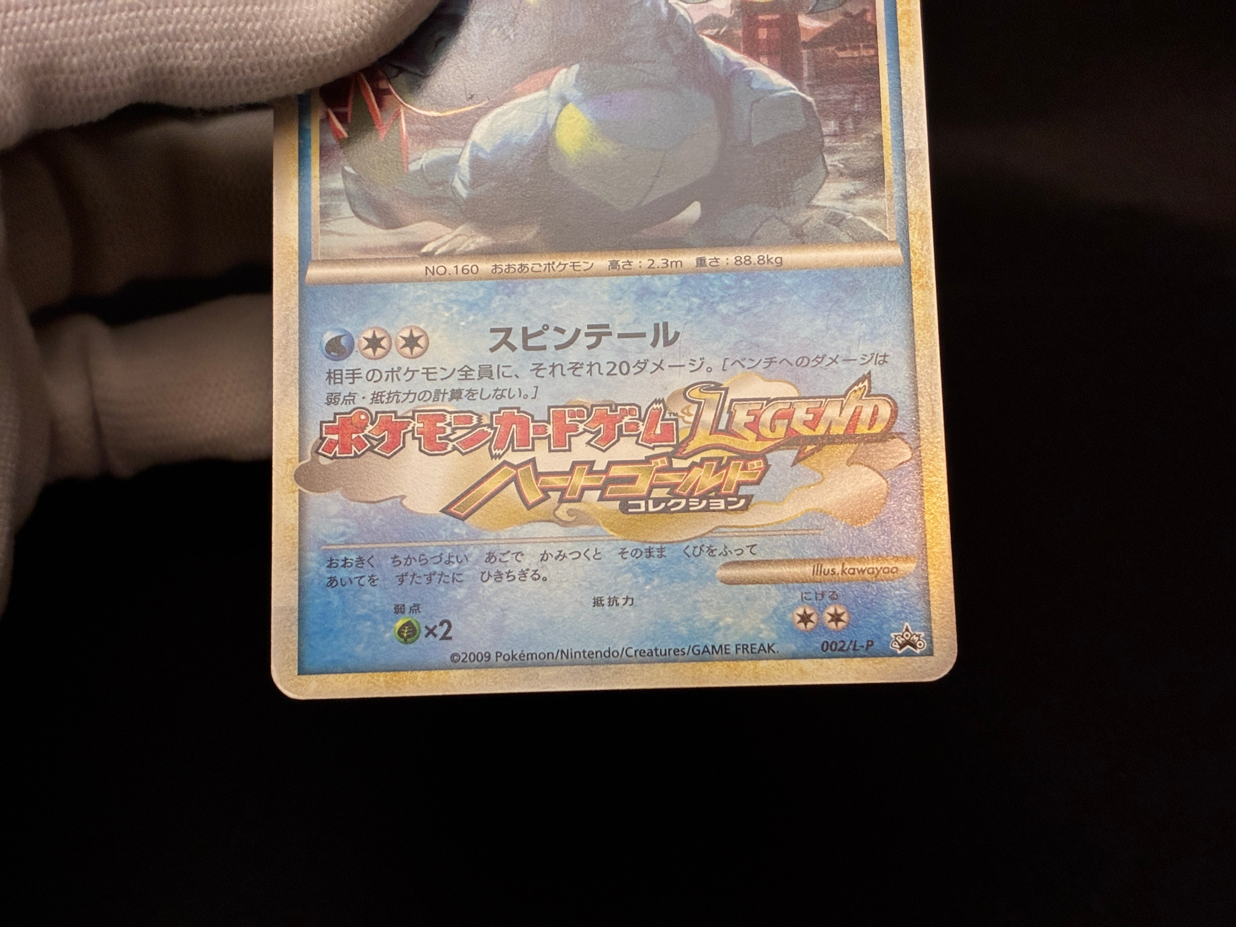 【LP】Feraligatr 002/L-P | Promo Gym Challenge participation | Pokemon Card Japanese