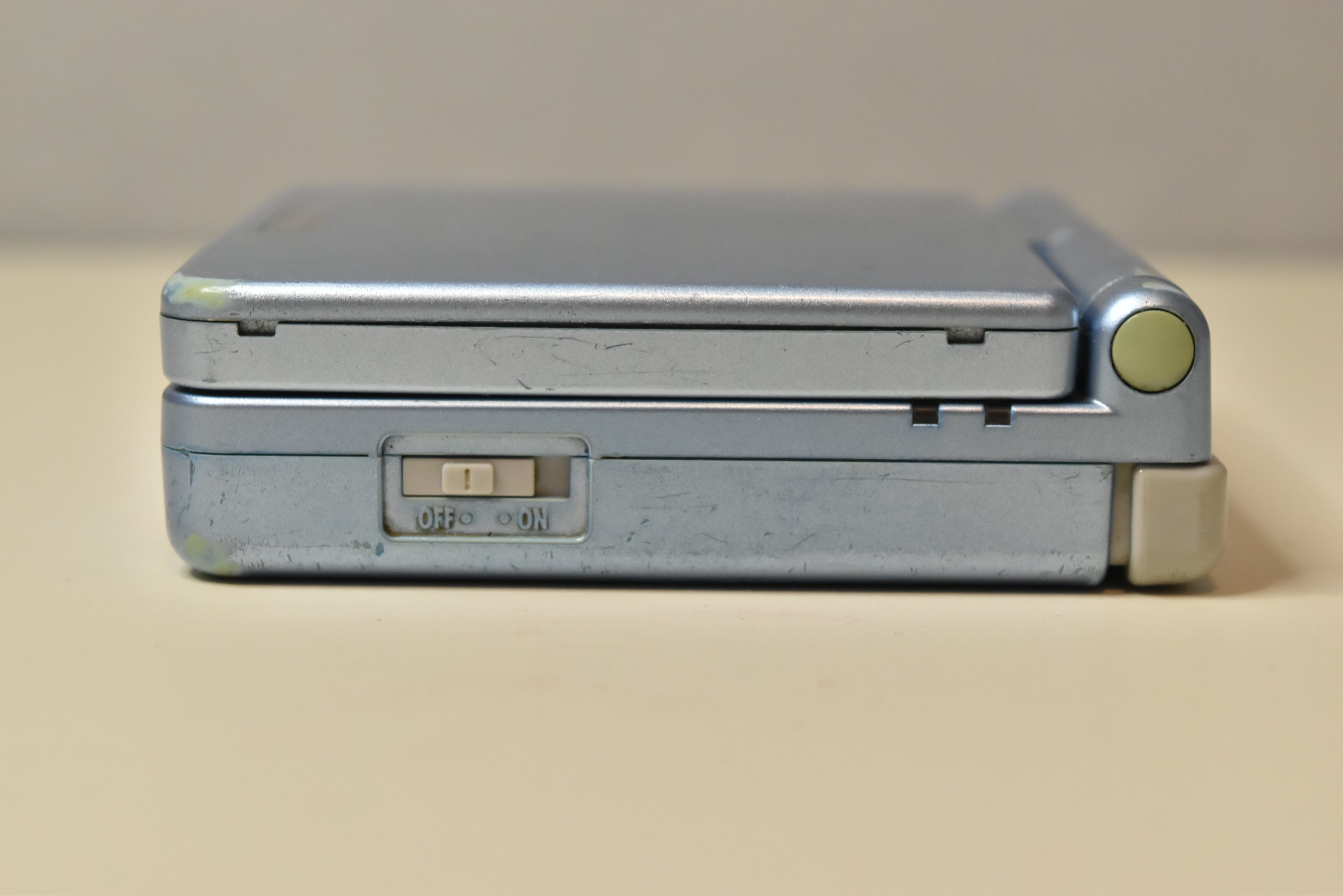 Nintendo Gameboy Advance SP Console / Pearl Blue / Audio Issue - Very Low Sound