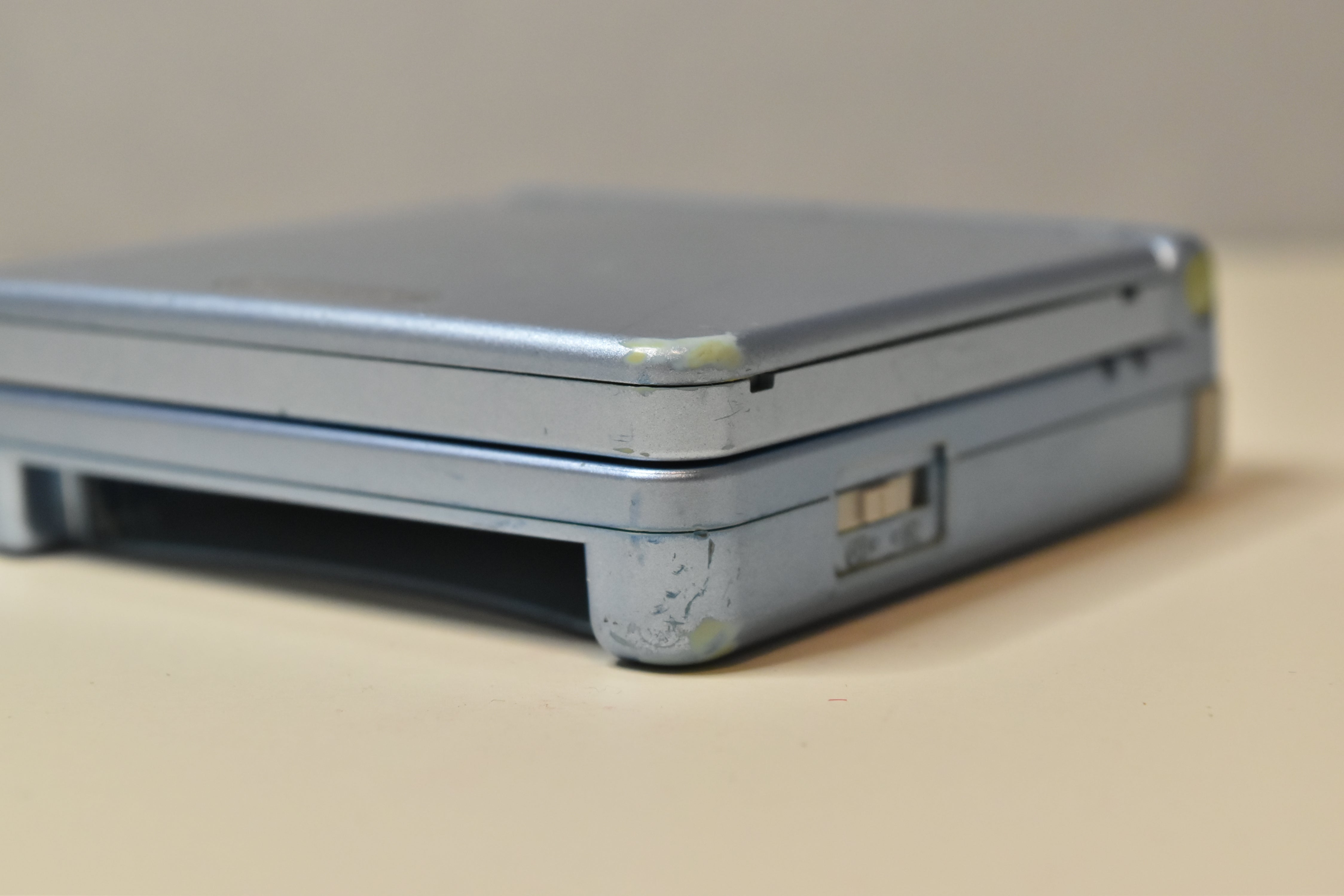 Nintendo Gameboy Advance SP Console / Pearl Blue / Audio Issue - Very Low Sound