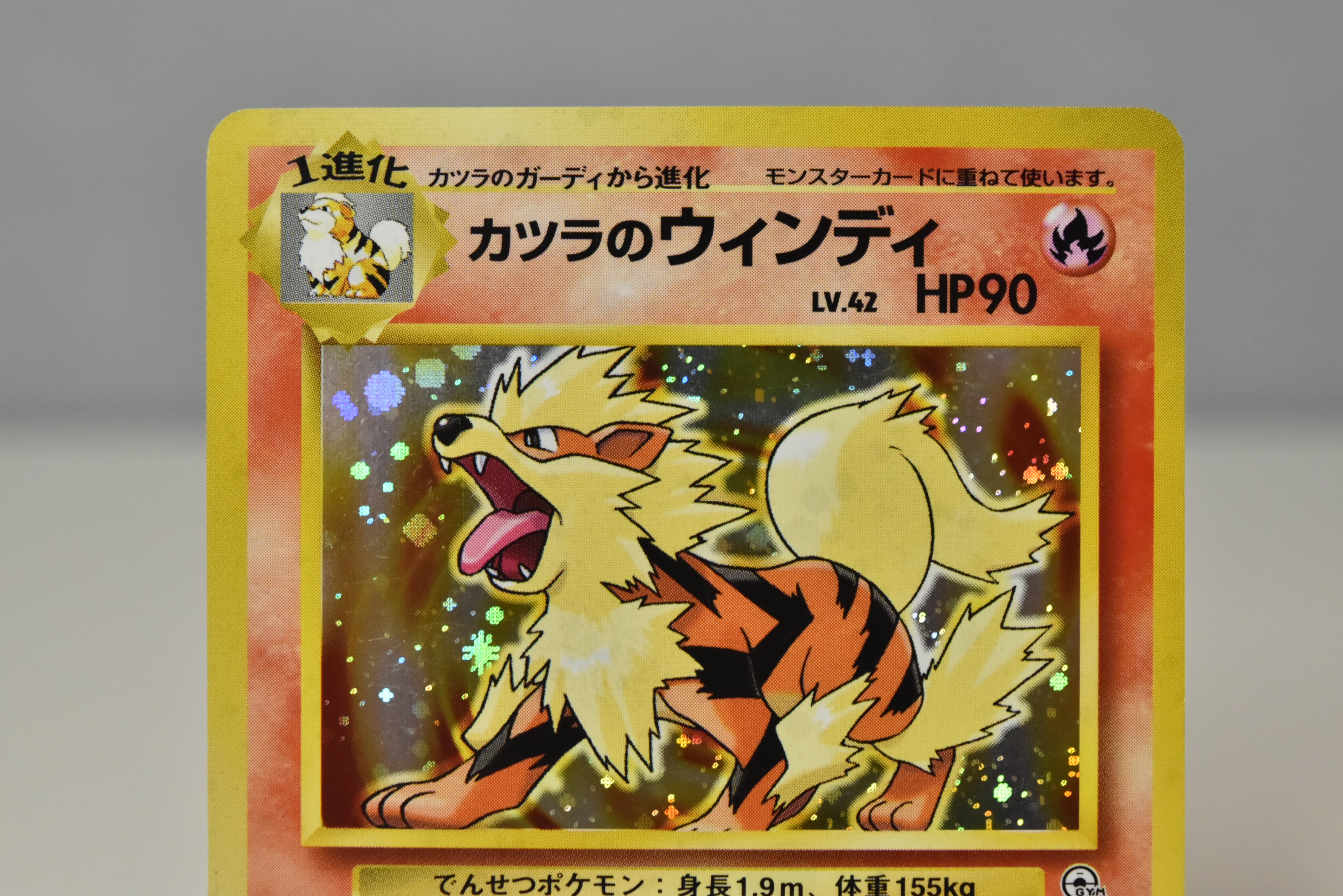 【MP】Blaine's Arcanine No.059 Holo | Gym Challenge | Japanese Vintage